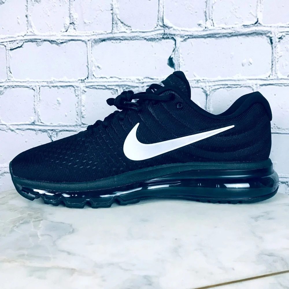 Nike Air Max 2017 Men’s Athletic Black Sneakers Size 8 - 849559-004 NEW - Picture 4 of 10